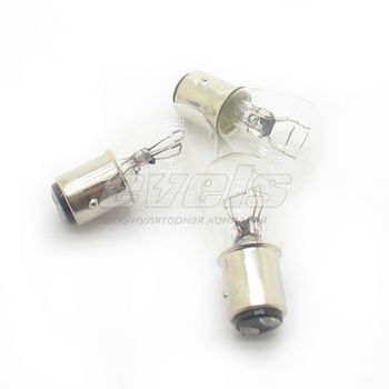 Лампа "Маяк" 12V 21/4W (BAZ15d) смещенный цоколь /P21/4W